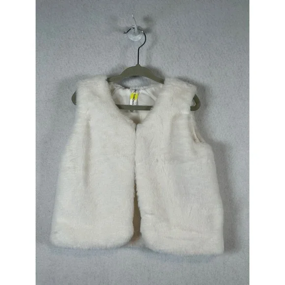 Epic Threads Girls White Faux Fur Vest Size 2T NWT - Picture 4 of 4